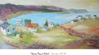 Spring Day at Calvert, Newfoundland, Canada, Oil
on Canvas